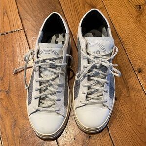 Stylish Gray High-Top Sneakers P448 size 41